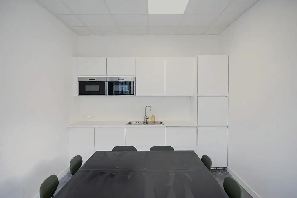Salle de pause équipée du site de Nanterre